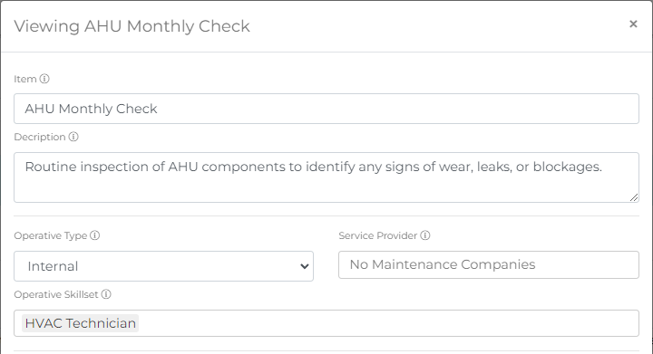 Editing an existing task action