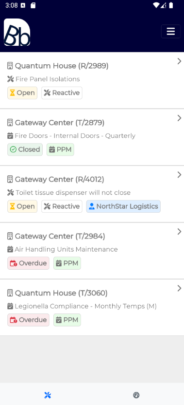 Step 5 - Launching the Building Book app from your home screen